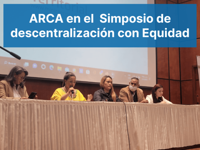 En Bogotá se desarrolló Simposio de descentralización con Equidad